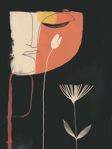 Böhmische Illustration, modern und abstrakt