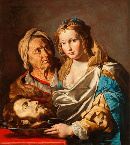 Salome with the Head of John the Baptist, Matthias Stom by Masterful Masters