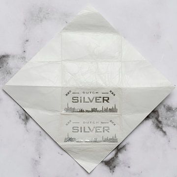 Gnome post Dutch Silver on marble by Floris Kok