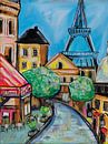 Parijs Evening II, Jeanette Vertentes van Wild Apple thumbnail