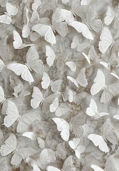 Vlindermolen van Carrara-marmer: etherische steenesthetiek