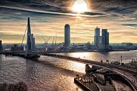 Rotterdam Skyline in the morning
