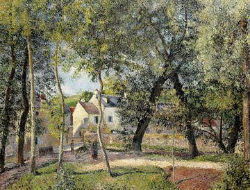 Camille Pissarro,Landschaft bei Osny an der Wasserrinne