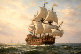 Die „Batavia“, ein Schiff der Niederländischen Ostindien-Kompanie