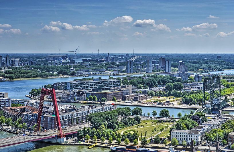Drei Rotterdamer Brücken von Frans Blok
