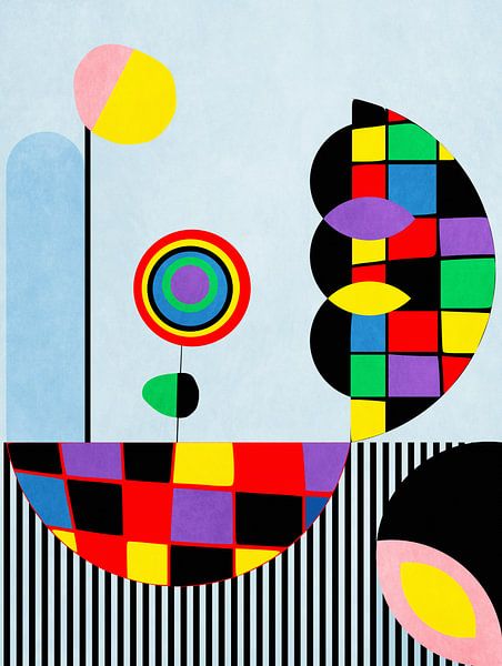 Playful - multicolored car by Georgia Chagas