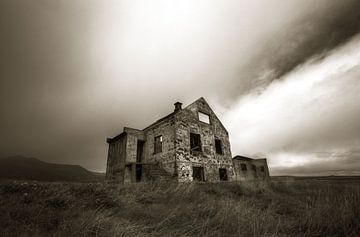 Maison abandonnée en Islande sur Hans Kool
