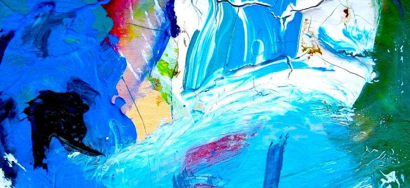 abstract bleu by M.A. Ziehr