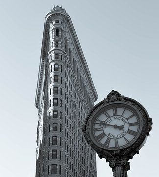 New York Flatiron District van Rene Ladenius Digital Art