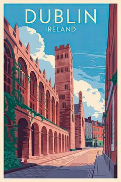 Dublin, Ierland van Poster Art Shop