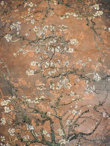 Amandelbloesem schilderij vintage Vincent van Gogh