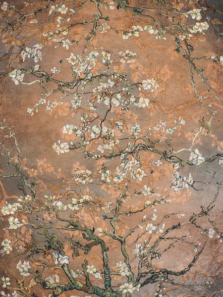 Mandelblüte Gemälde vintage Vincent van Gogh von Evavisser