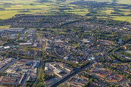 Coevorden, Luftaufnahme aus einem Heißluftballon