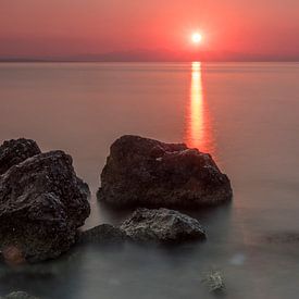 Ochtend licht op het eiland Zakynthos van Jorian De Haan