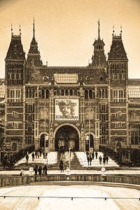 Rijksmuseum Amsterdam Sepia Winter