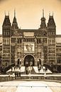 Rijksmuseum Amsterdam Sepia Winter van Hendrik-Jan Kornelis thumbnail