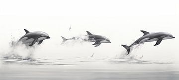 Dolphin | Dolphins by ARTEO Paintings