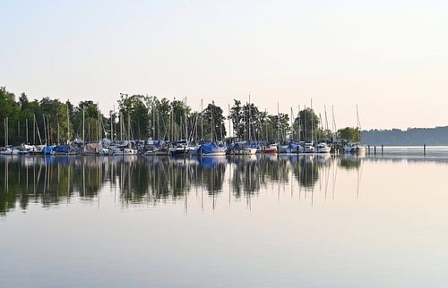 Chiemsee in de ochtend