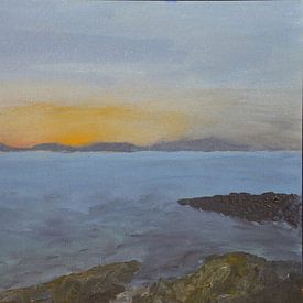 Sunrise Faliraki Rhodes by Detlef Georgi