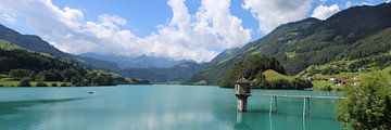 Schönes Lungernersee Panorama, Oberwald, Schweiz von Imladris Images