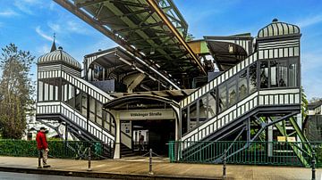 Wuppertaler Schwebebahn Bahnhof 2 van Johnny Flash