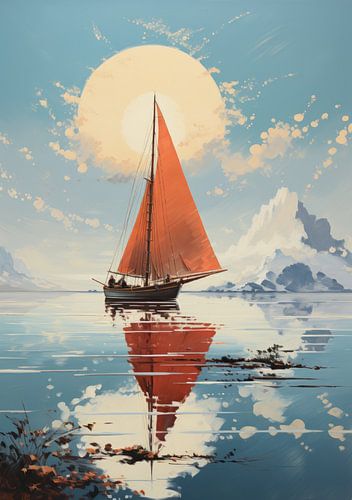 Zeilboot Zee Oceaan Nautisch Maritiem Zeilen Poster