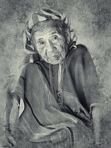Oude Thaise dame