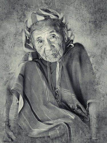 Old Thai lady by Anouschka Hendriks
