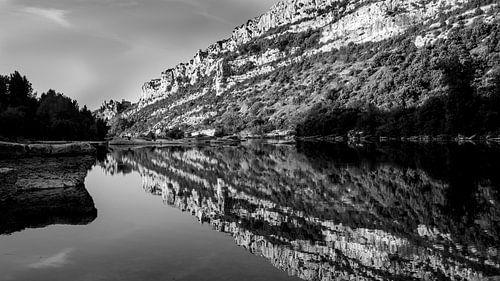 The Ardeche Gorge with the Ardeche River