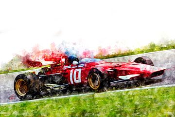 Jacky Ickx, Ferrari by Theodor Decker