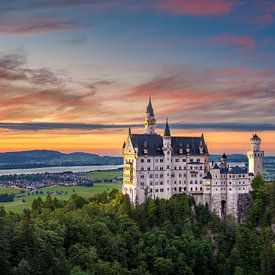 Schloss Neuschwanstein in Bayern, Deutschland von Michael Abid