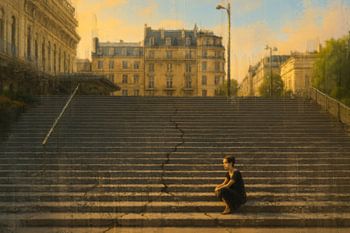Stilte op Parijse trappen