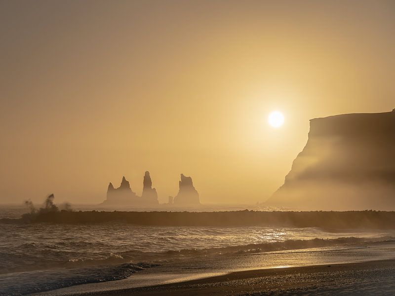 Coucher de soleil Islande par Caroline Guerain