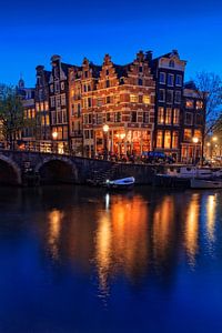 Maisons du canal d'Amsterdam sur Brouwersgracht sur gaps photography