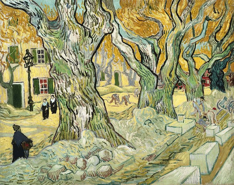 Vincent van Gogh. De stratenmakers van 1000 Schilderijen