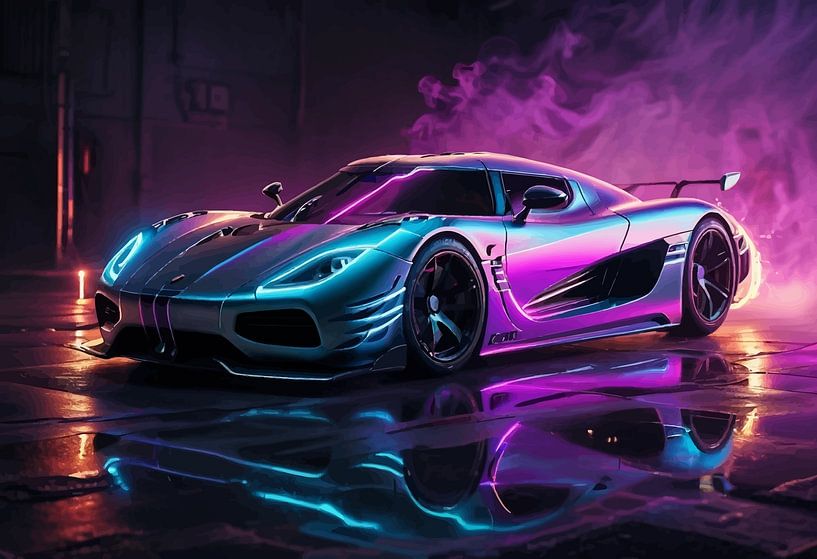 Koenigsegg Agera - Neon-Rauchlichter von MIROKKU