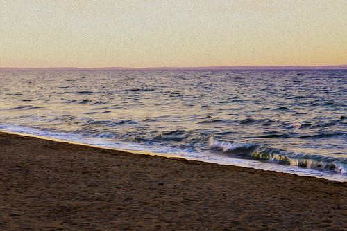 Vagues de plage picturales