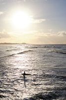 Surfer with surfboard