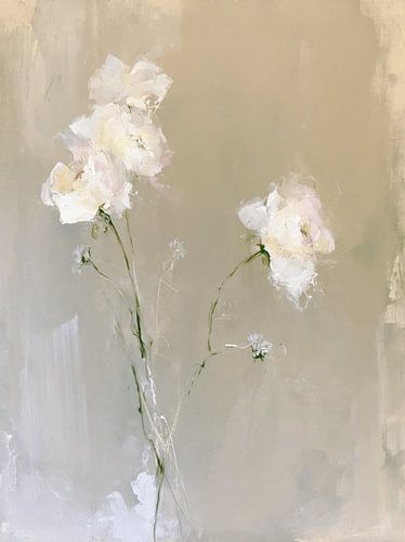 Still life with flowers by Japandi Art Studio