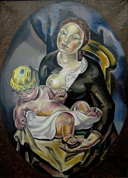 Maria Blanchard - Moederschap (1924) van Peter Balan