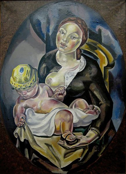 Maria Blanchard - Motherhood (1924) by Peter Balan