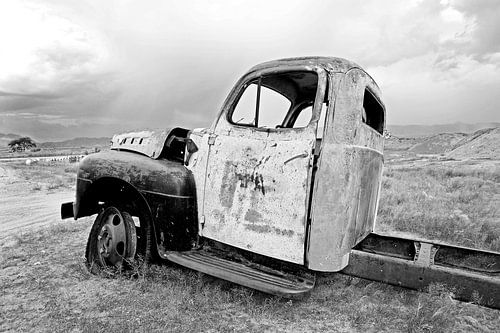 Car wreck in Namibia