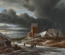 Winter landscape, Jacob Isaacksz. van Ruisdael