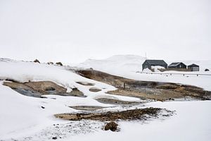 Zwavelbronnen  in Seltún IJsland van Anouschka Hendriks