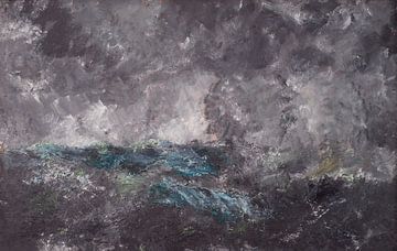 Storm in the Skerries. "The Flying Dutchman", August Strindberg