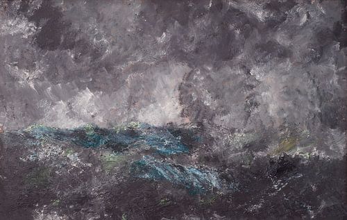 Storm in de Skerries. "De Vliegende Hollander", August Strindberg