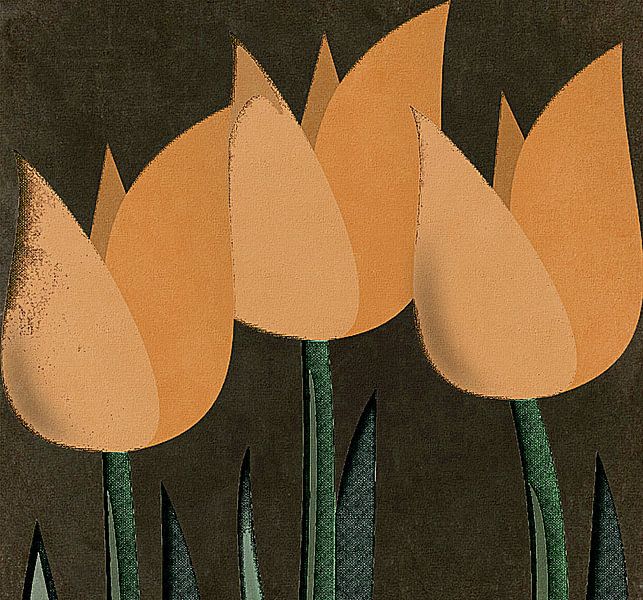 Three tulips by Kay Weber