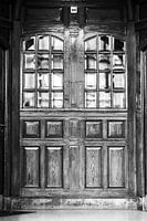 Antique door at Haarlem Station