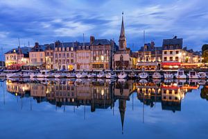 Abend in Honfleur, Normandie, Frankreich
