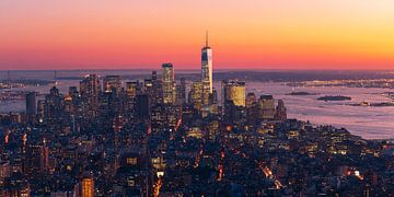 Coucher de soleil à New York, panorama sur Sascha Kilmer